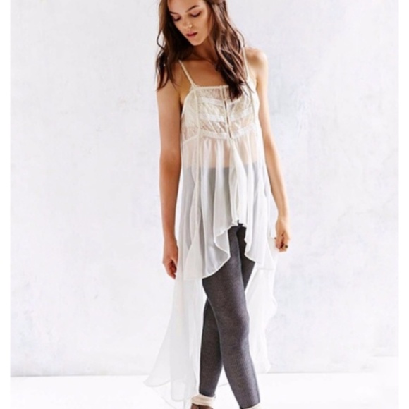 high low sheer top